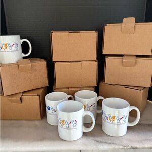 1991 Pillsbury Dough Boy Marching Band Coffee Mugs Cups Qty 8 NEW Original Boxes